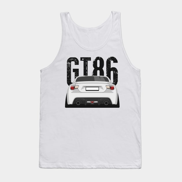 Toyota GT86 Silver Tank Top by mufflebox